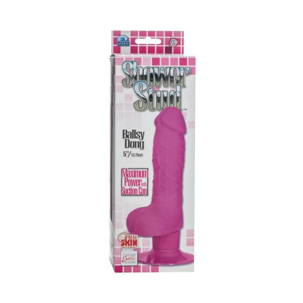 Shower Stud Ballsy Dong Pink Vibrator