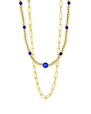 Sibyl Evil Eye Layered Necklace