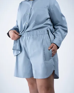 Signature Woven Short | Steel Blue