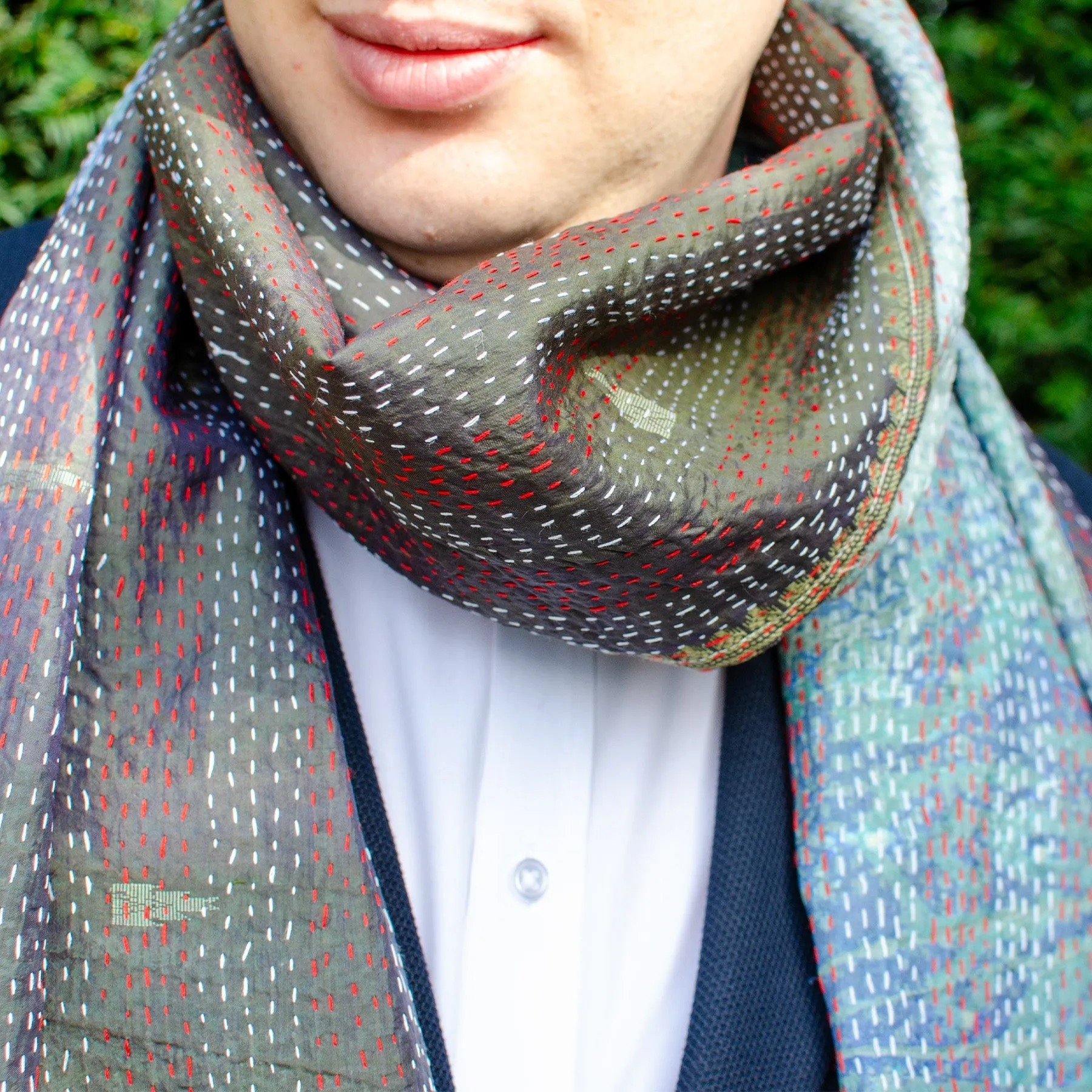 Silk Kantha Stole | Sonu