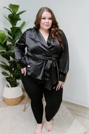 Silk Wrap Top - PLUS ONLY