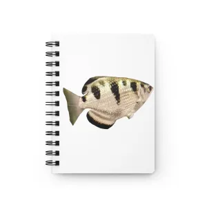 Silver and Black Fish Spiral Bound Journal