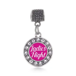 Silver Ladies Night Circle Memory Charm