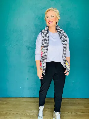 Silver Zip Pocket Jogger Pant