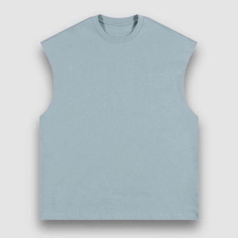 Simple Solid Color Vest
