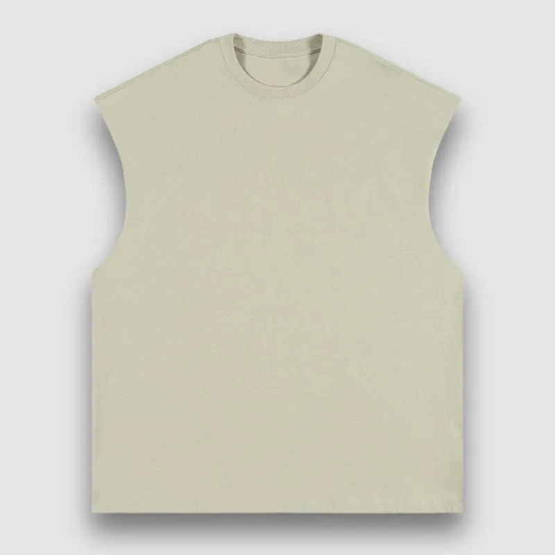Simple Solid Color Vest