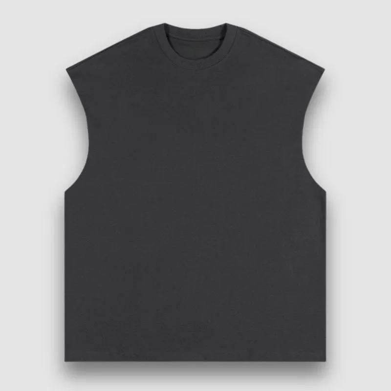 Simple Solid Color Vest