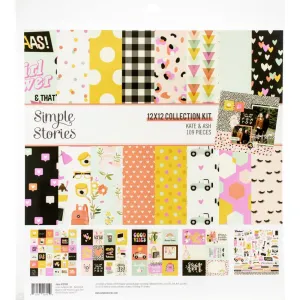 Simple Stories Collection Kit 12in x 12in  Kate & Ash*