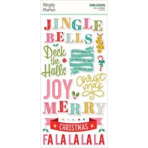 Simple Stories Mix & A-Mingle - Foam Stickers 47 pack*