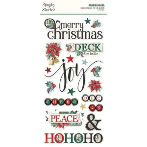 Simple Vintage 'Tis The Season Foam Stickers 39 pack*