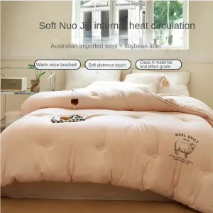 SINOTAO  -  Glutinous cotton, Australian wool, soybean quilt, winter quilt, warm and thickened core fiber quilt