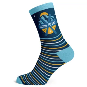 Ski Born To Ski Socks