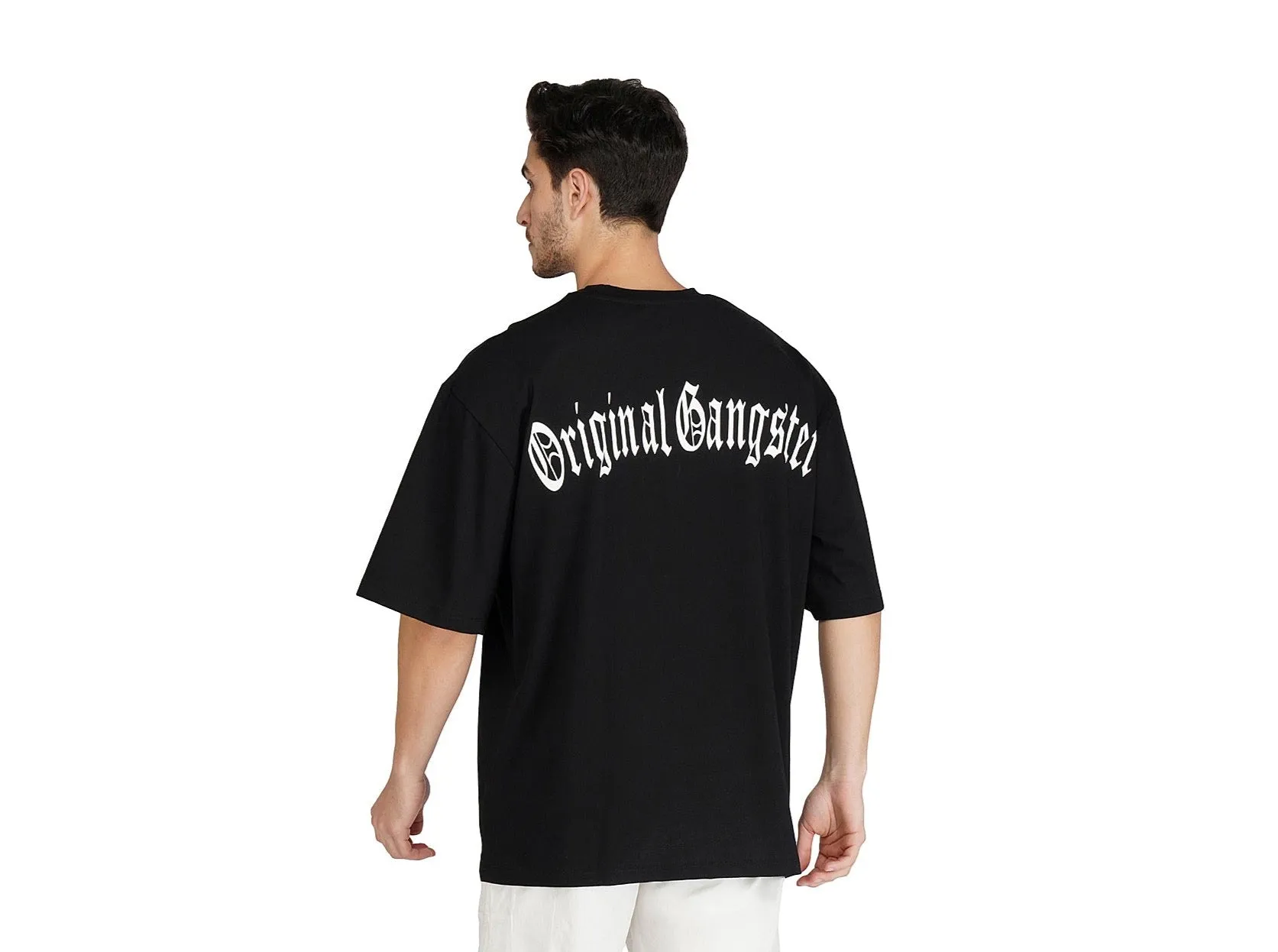 SLAY. Men's O.G "Original Gangster" Oversized Drop Shoulder T Shirt