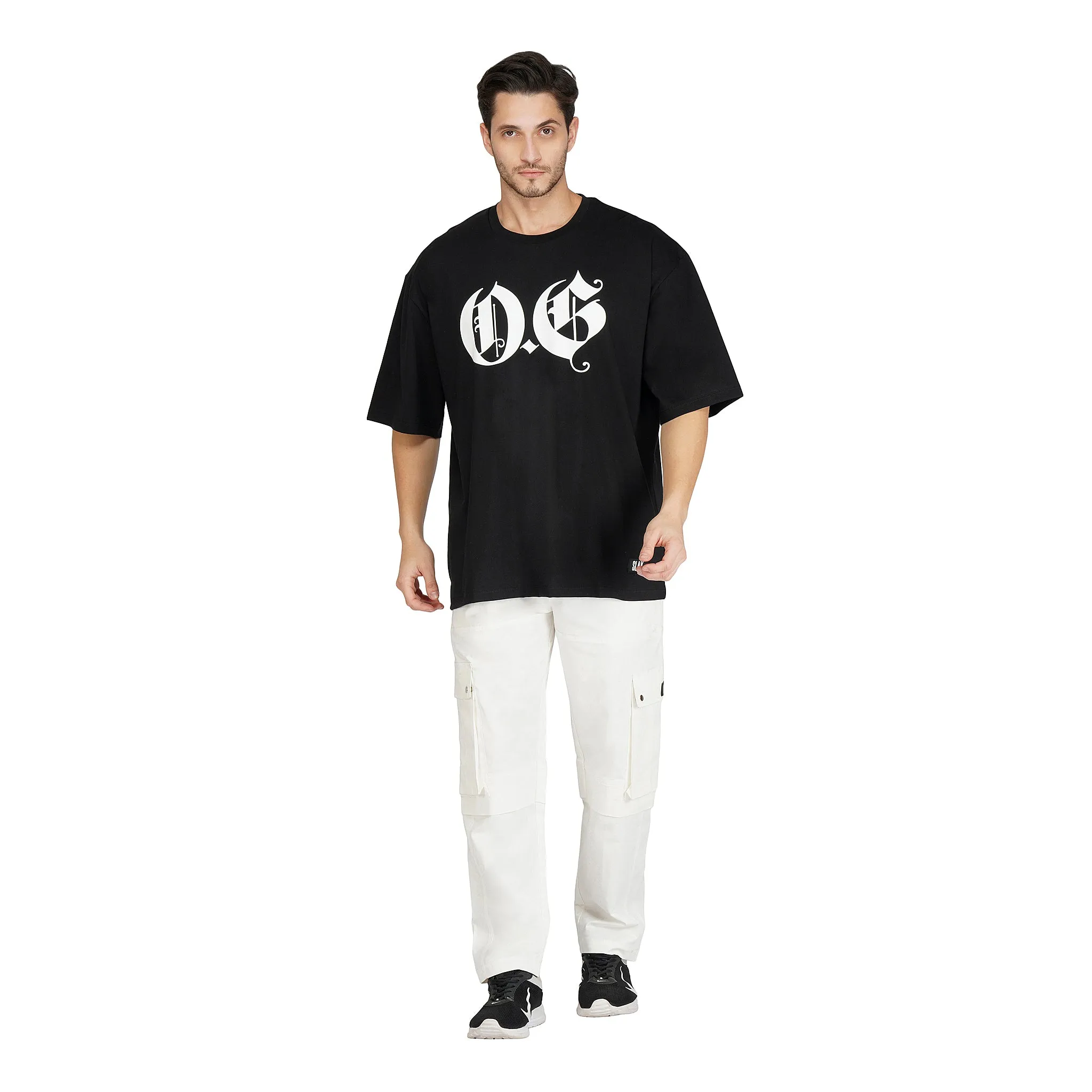 SLAY. Men's O.G "Original Gangster" Oversized Drop Shoulder T Shirt