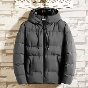 Slim-fit casual cotton jacket