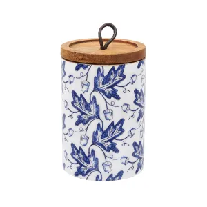 Small Blue Harvest Canister