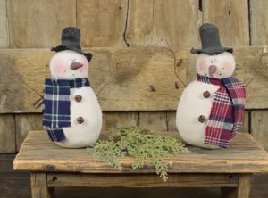 Small Country Snowmen Set (2A)