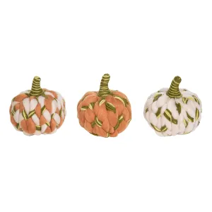 Small Wooly Pumpkins, Asst. of 3