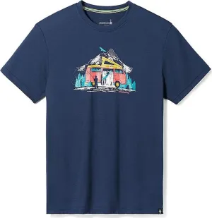 Smartwool Unisex River Van Graphic Short Sleeve Tee Slim Fit Deep Navy | Buy Smartwool Unisex River Van Graphic Short Sleeve Tee Slim Fit Deep Navy here | Outnorth