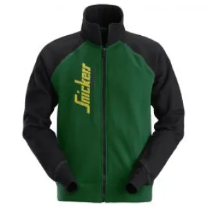 Snickers&#x20;2887&#x20;Logo&#x20;Full&#x20;Zip&#x20;Jacket&#x20;-&#x20;Forest&#x20;Green