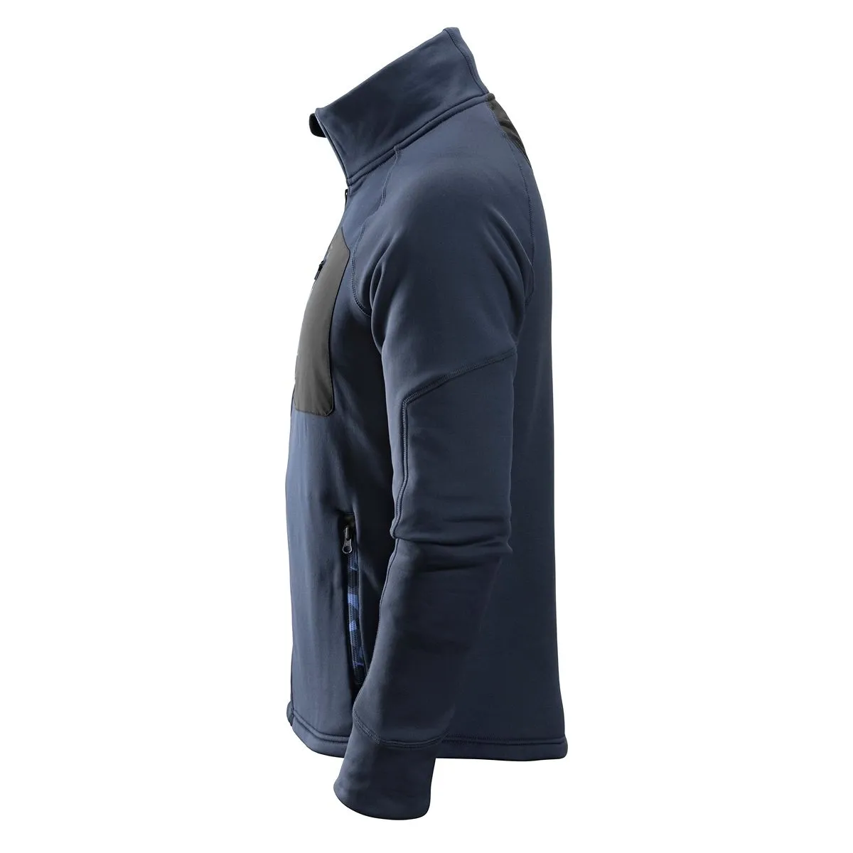Snickers&#x20;8001&#x20;FlexiWork,&#x20;Stretch&#x20;Fleece&#x20;Jacket&#x20;-&#x20;Navy&#x2F;