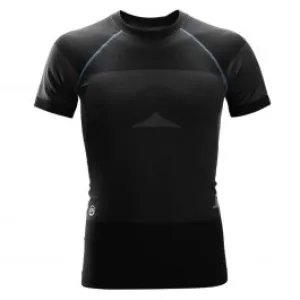 Snickers&#x20;9419&#x20;LiteWork,&#x20;Seamless&#x20;37.5&#xAE;&#x20;s&#x2F;s&#x20;Shirt&#x20;-&#x20;Black&#x2F;Grey