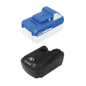 Snow Joe   Sun Joe 24V-4AMP-SK1 CERTIFIED AUTHENTIC 24-Volt* IONMAX Starter Kit | W/ 4.0-Ah Battery   Quick Charger