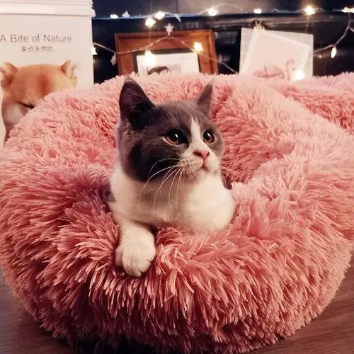 Snuggle Buddy Plush Pet Bed