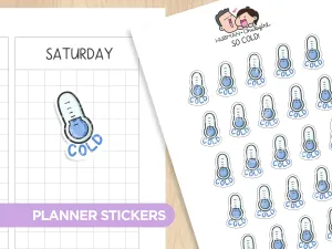 So Cold! Planner Stickers