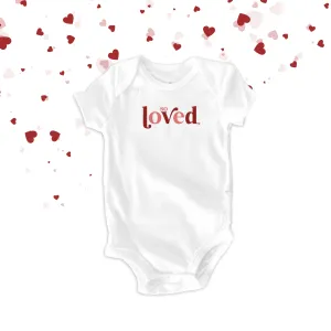 So Loved Valentine's Day baby bodysuit