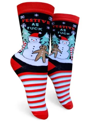 Socks - Festive As Fuck - Christmas