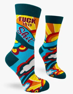 Socks - Fuck This Shit Ladies' Crew Socks