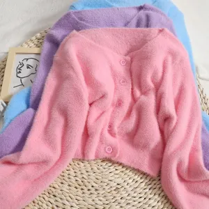 Soft Cozy Pastel Cardigan