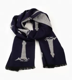 Soft scarf with 'Lighthouse' design