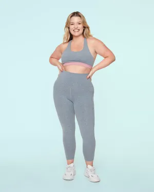 Soft Touch Sculpting Hold 7/8 Leggings Heathered Grey