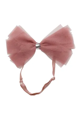 Soft Tulle Strips CLIP   WRAP - Rose