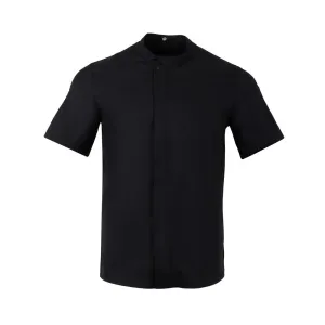 Southside Harlem Short Sleeve Chef Jacket Black Size L - BA115-L
