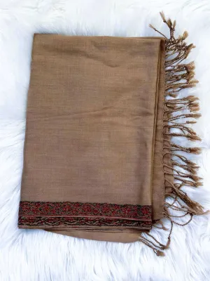 Sozni Embroidery Pure Wool Scarf & Shawls