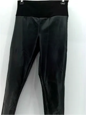 Spanx Womens Faux Leather Leggings Black 1x Stretchy Pullon Active Pants