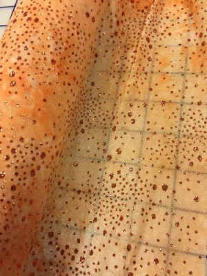 Sparkle Stretch - Peach 60-inches Wide