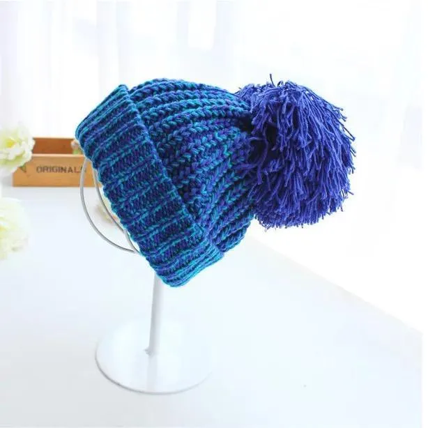 Split-Joint Colorful Knitting Hat Accessories