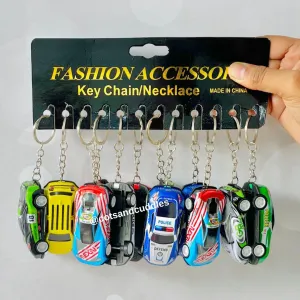 Sport Car Plastic Keychain (Pack of 2)