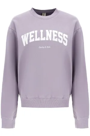 Sporty rich crew-neck sweatshirt with print