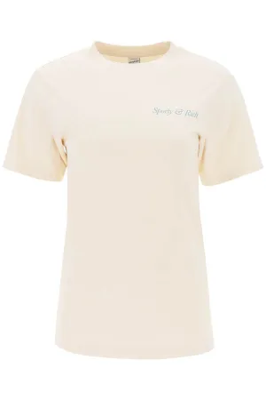 Sporty rich t-shirt with print 'hwcny'