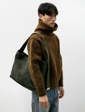 Square Shoulder Bag Small Khaki Green