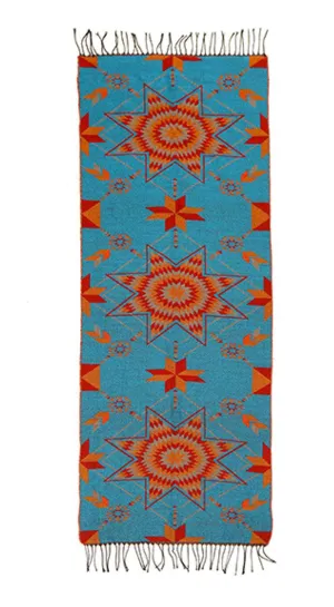 Starburst Design Reversible Woven Scarfs-Online Exclusive