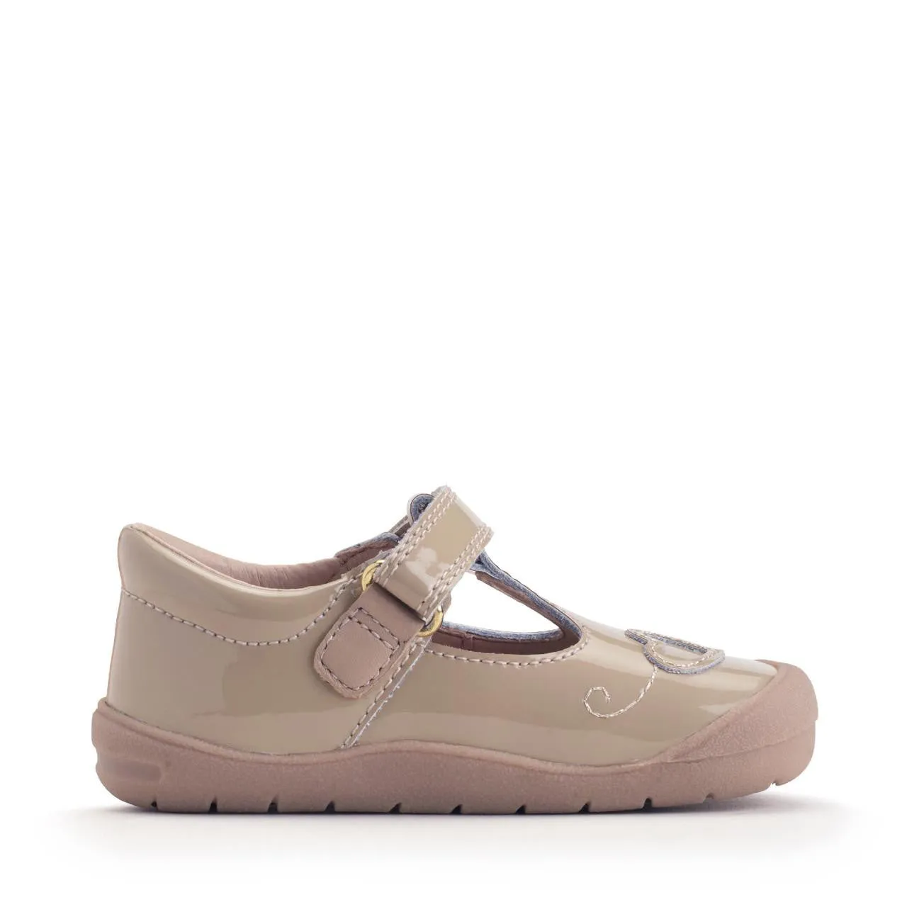 Startrite Girls Shoe Party Taupe Patent
