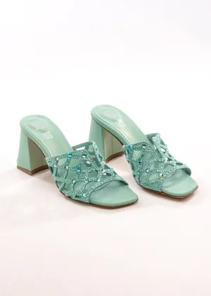 Stefania Aqua Heel