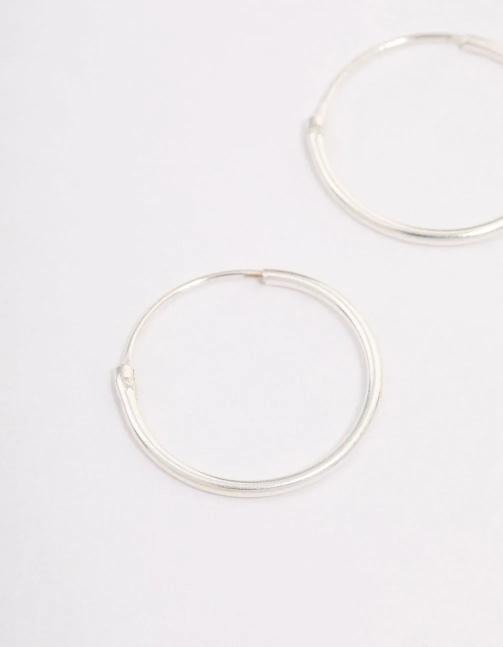 Sterling Silver Hoop Earrings 16mm