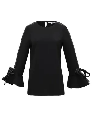 Straight A Bow Blouse